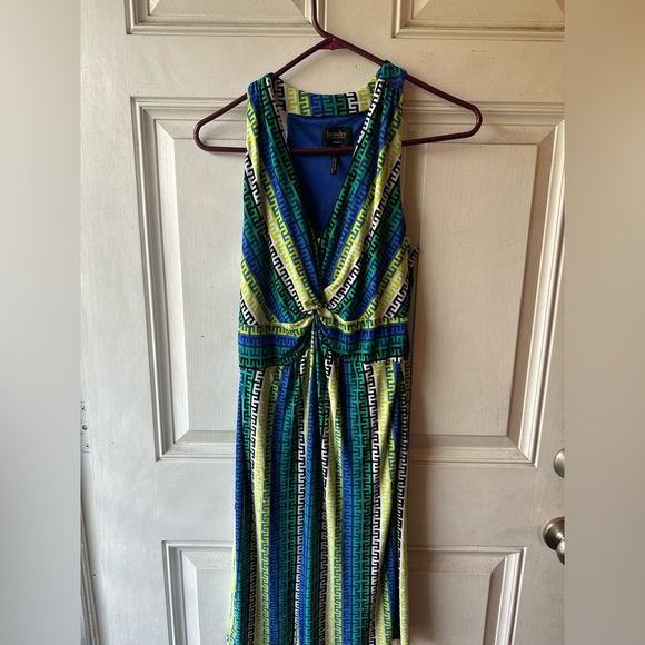 Laundry by Shelli Segal Blue and Teal Dress - Picture 1 of 3